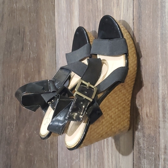 Jessica Simpson Women Wedges Espadrille Boho Sandals sz 9M - Picture 2 of 7